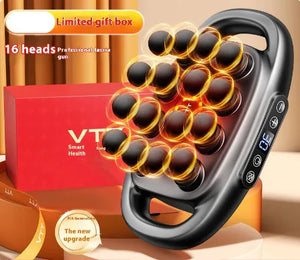 Deep Tissue Massage Gun - 16 Head Percussion Massager for Muscle Recovery