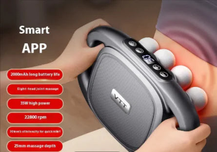 Deep Tissue Massage Gun - 16 Head Percussion Massager for Muscle Recovery